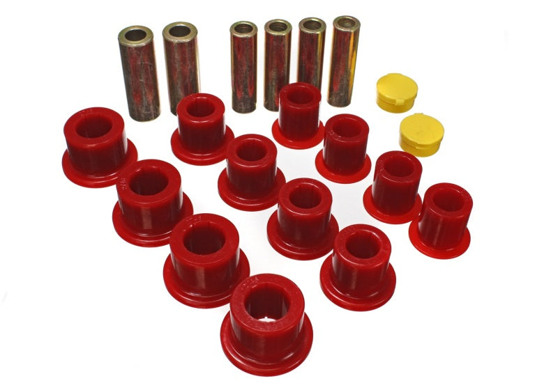 Energy Suspension for 00-04 Excursion 4WD Red Front Spring Bushing Set 4.2148R