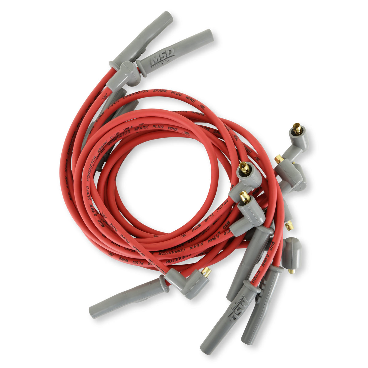 MSD 31379 Super Conductor Spark Plug Wire Set for Chevy 366-454 Socket