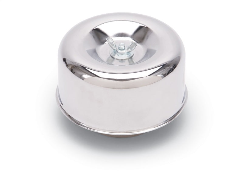 Edelbrock 1202 Air Cleaner 94 Series Round Steel Top 4.65 in Diameter x 3.125 in 2.63 in ID Raised