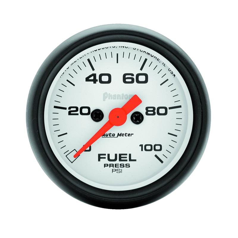 AutoMeter 5763 Phantom 52mm 0-100 PSI Fuel Pressure Gauge