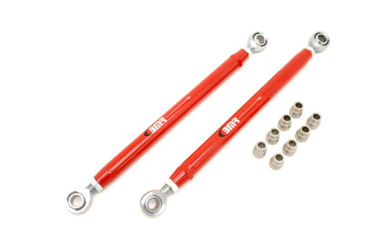BMR 2005-2014 S197 Mustang Double Adj. Lower Control Arms with Heavy Duty Rod Ends - Red