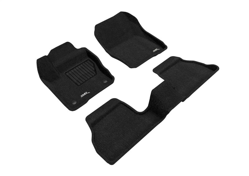 3D MAXpider Elegant Rear Floor Mats for 2012-2018 Ford Focus