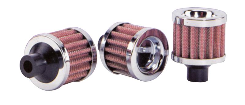 Vibrant Crankcase Breather Filter 35mm OD/5/8in. (15mm) Inlet ID/1.5in. Tall