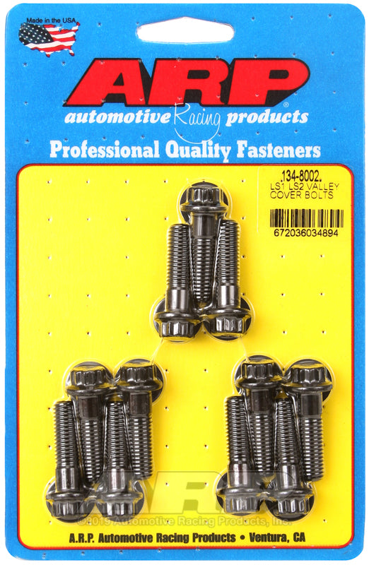 ARP 134-8002 for LS1 LS2 12pt Valley Cover Bolt Kit