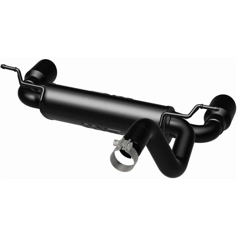 MagnaFlow 19388 2018+ Jeep Wrangler 3.6L Dual Black Tip Axle-Back Exhaust - #19388