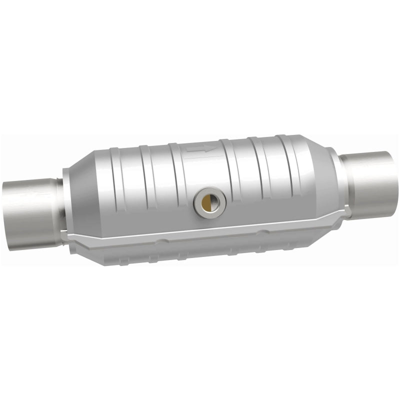 MagnaFlow 51355 Conv Univ 2.25in Inlet/Outlet Center/Center Round 11in Body L x 5.125in W x 15in Overall L - #51355
