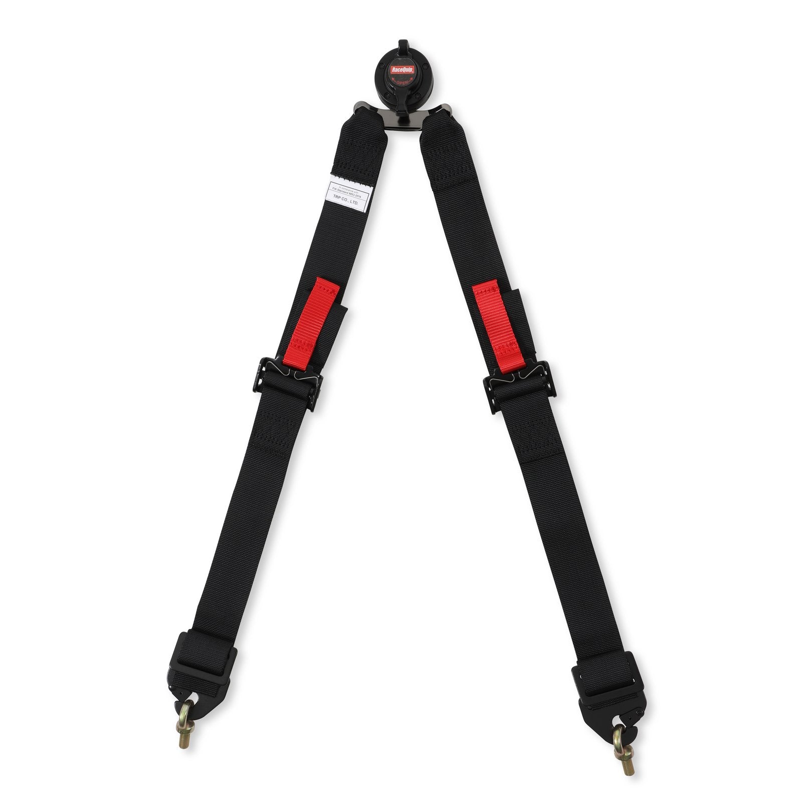 RaceQuip 855005 Black FIA Camlock 6-Point 2in Pull Down Lap Frontal Head Restraint