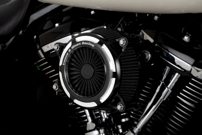 Vance & Hines 41119 Onyx Intake Black Contrast for 2017-2025 Harley-Davidson Touring/Trike/Softail