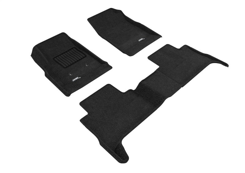 3D MAXpider Elegant Front & Rear Floor Mats for 2015-2022 GMC Canyon