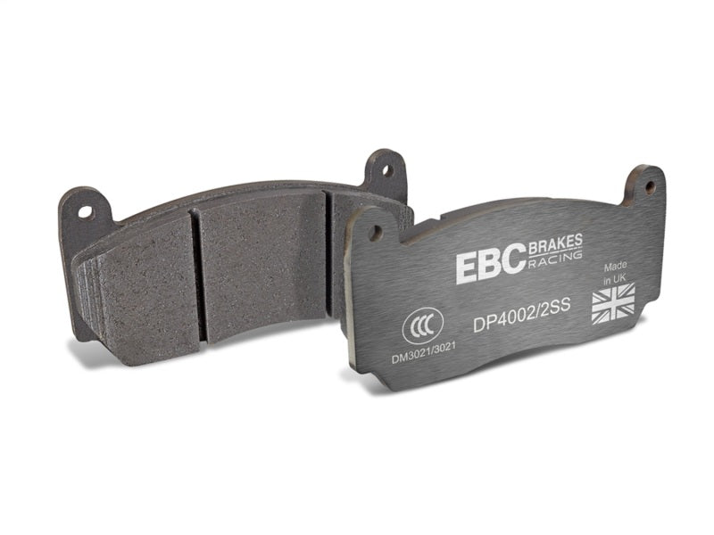 EBC Racing 12-19 BMW 3-Series (F30/F31/F34) Apollo-4 Caliper Yellowstuff Racing Brake Pad DP4002/2SS
