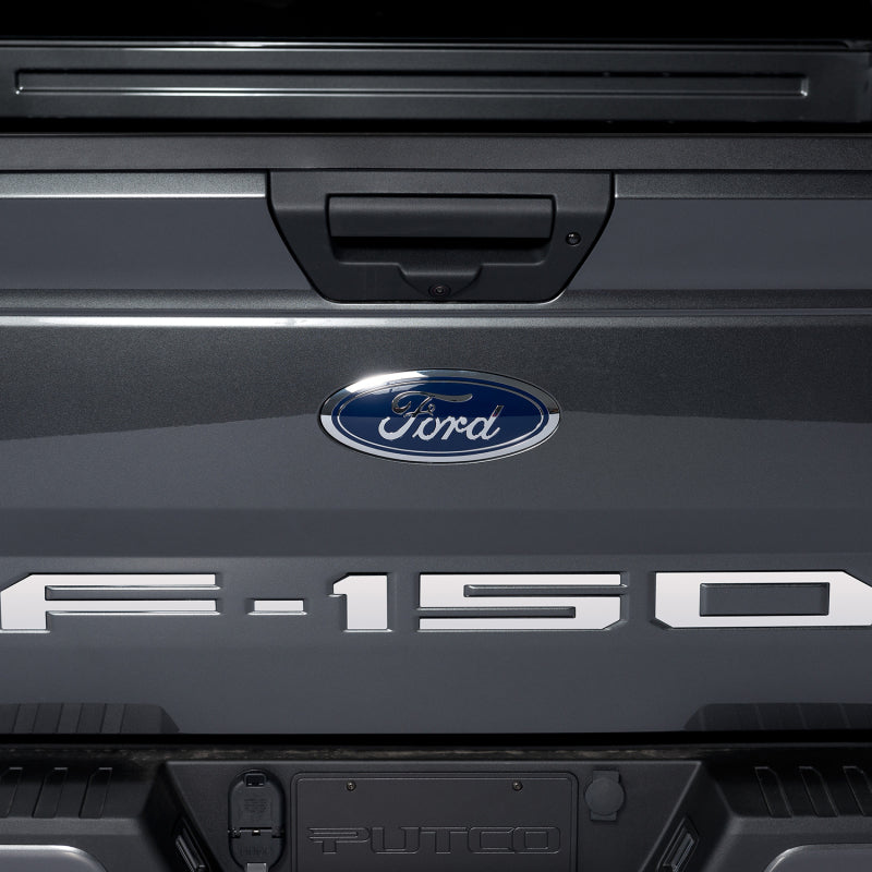Putco for 2021 Ford F-150 Ford Lettering (Cut Letters/Stainless Steel) Tailgate Emblems