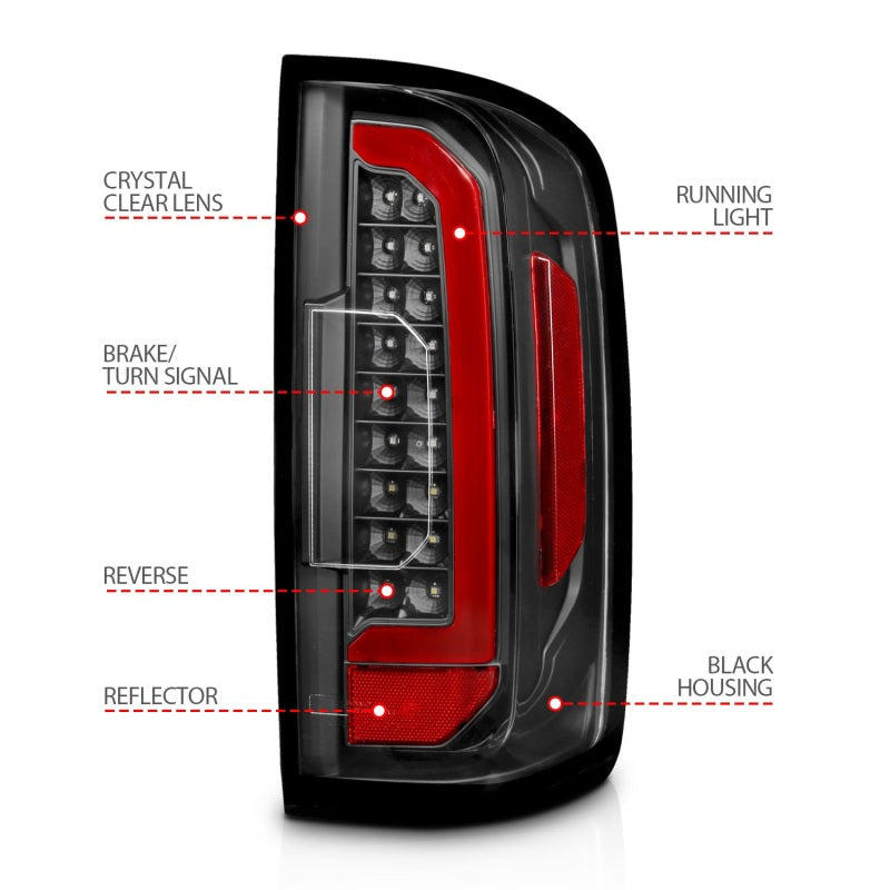 ANZO 2015-2022 Chevrolet Colorado LED Taillights