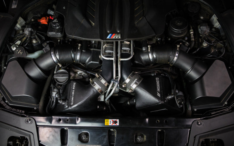 Mishimoto 12-16 BMW F10 M5 Intercooler Pipe Kit Micro Wrinkle Black - #MMICP-F10-12MWBK