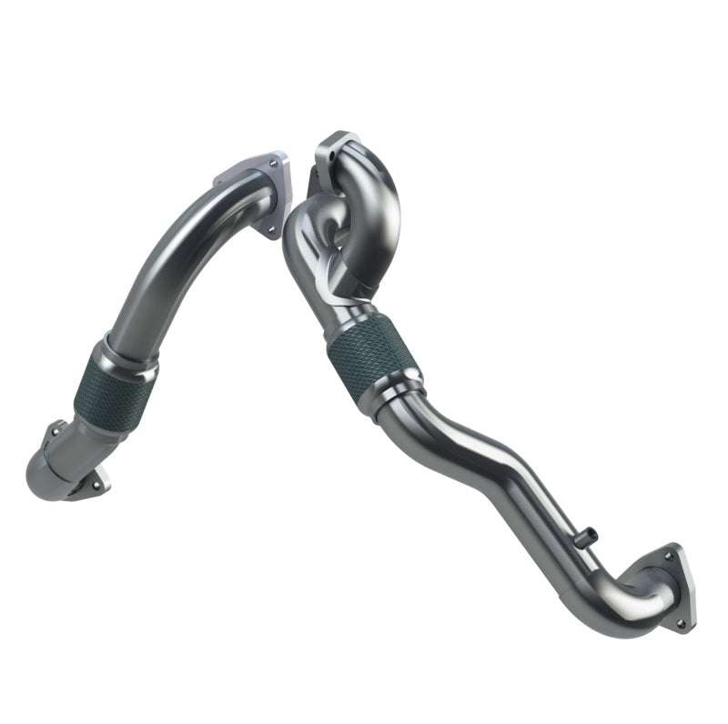 MBRP FAL2761 Turbo Dual Up-Pipe Kit - 2008-2010 Ford F-250/F-350/F-450 6.4L Powerstroke | Aluminized