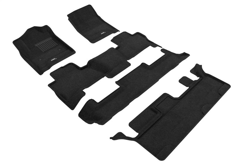 3D MAXpider Elegant 3rd Row Floor Mats for 2015-2020 Chevrolet Tahoe