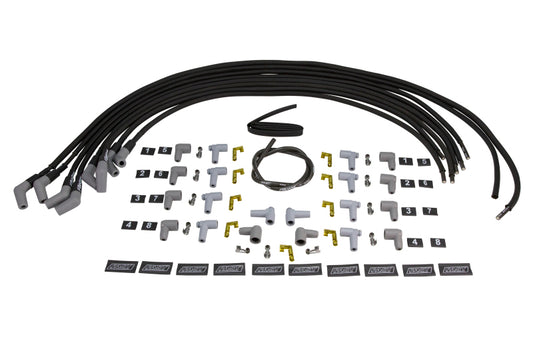 FAST 295-0083 FireWire Universal 8-Cylinder Wire Set with Sleeve 45 Degree Plug
