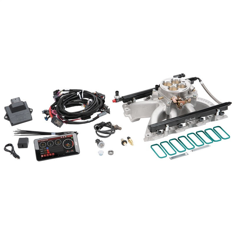 Edelbrock 35710 Pro Flo 4 EFI System Sequential Port LS Gen III/IV Victor Jr Cath Port 550 Max