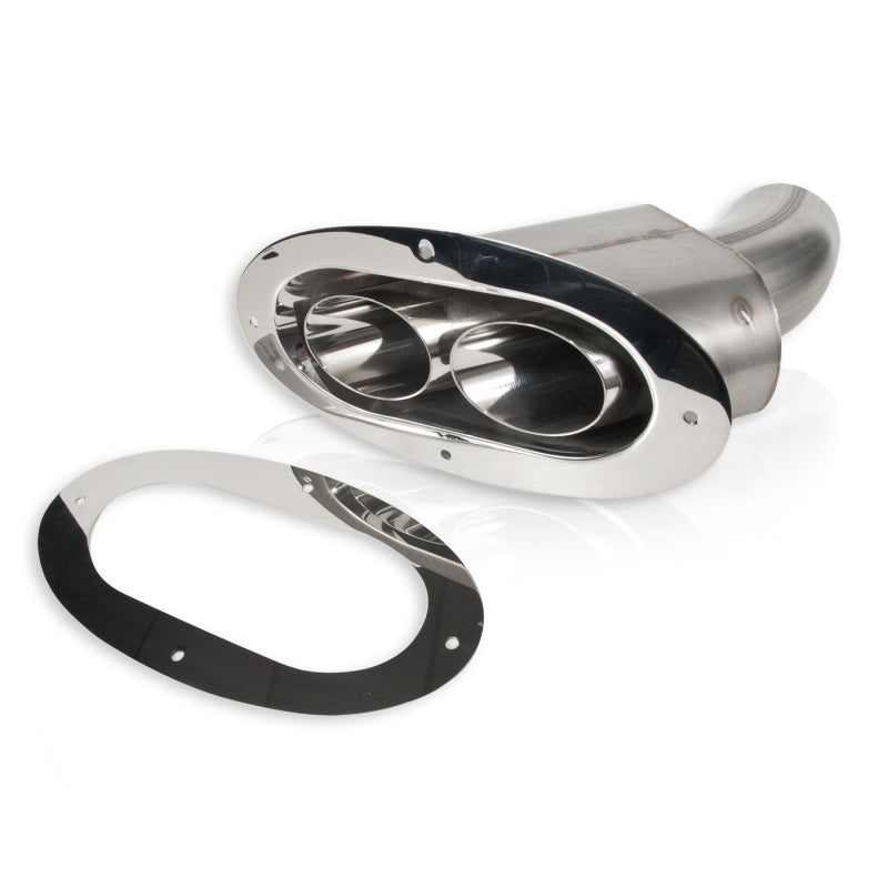 Stainless Works for Angled-Oval Through-Body Tip With Tubes