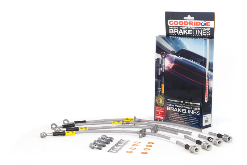 Goodridge 15-16 Subaru STi (w/Brembo Calipers) SS Brake Line Kit 24225