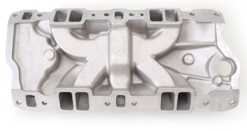 Edelbrock 2701 Performer EPS Intake Manifold Natural for Small Block Chevrolet