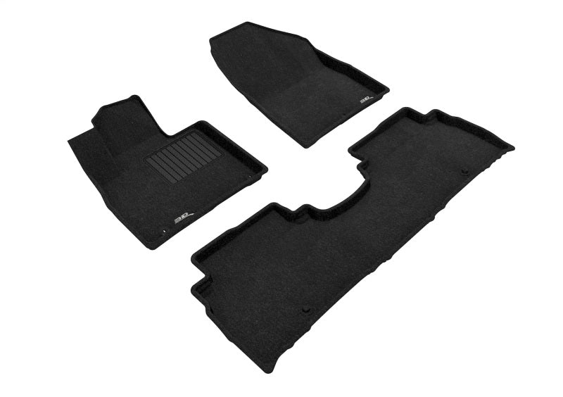 3D MAXpider Elegant Front & Rear Floor Mats for 2016-2020 Kia Sorento