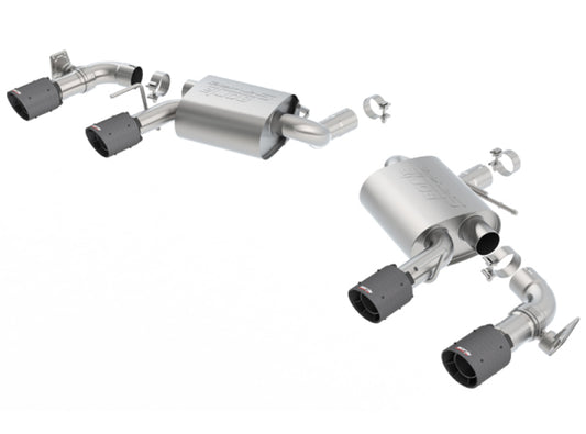 Borla 11924CFBA 2016-2017 Chevrolet Camaro SS AT/MT RWD S-type Exhaust (w/ Dual Mode Valves) - Black CF Tip - #11924CFBA