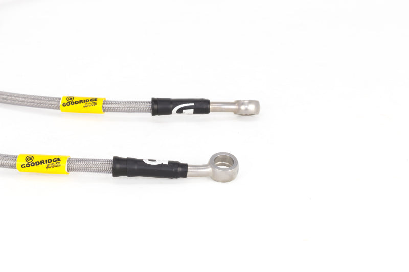 Goodridge 17-18 Honda Civic (Base/LX/EX) Stainless Steel Brake Line Kit 20042