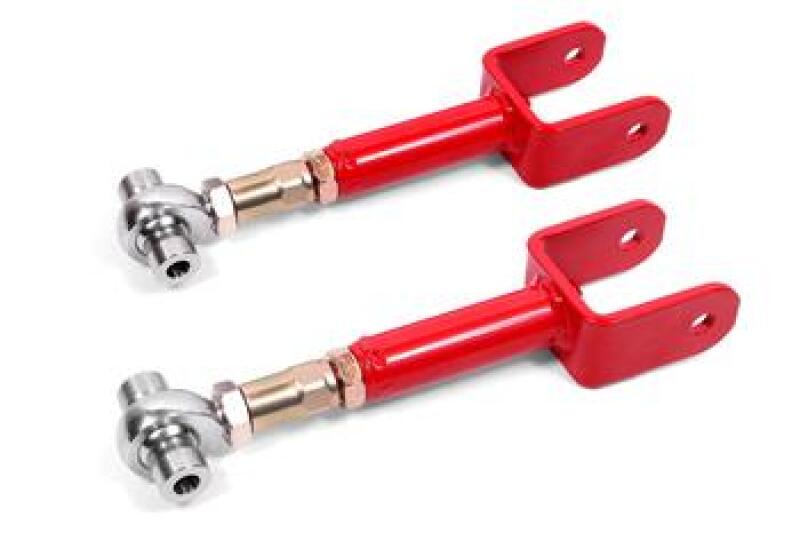 BMR 1978-1987 G-Body Upper Control Arms DOM On-car Adj Rod Ends - Red