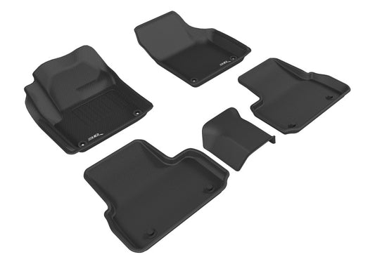3D MAXpider Kagu Front & Rear Floor Mats for 2017-2026 Land Rover Discovery