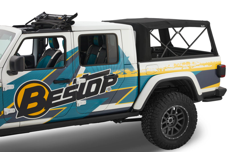 Bestop 20-26 Jeep Gladiator For 5 Ft. Bed Supertop For Truck 2 (Black Diamond)