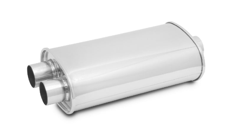 Vibrant StreetPower Oval Muff 5in x 9in x 15in long body 3in in I.D. x dual