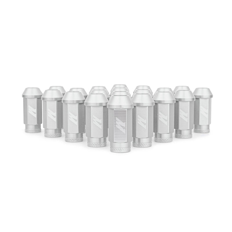 Mishimoto Aluminum Locking Lug Nuts M12x1.25 20pc Set Silver - #MMLG-125-20LSL