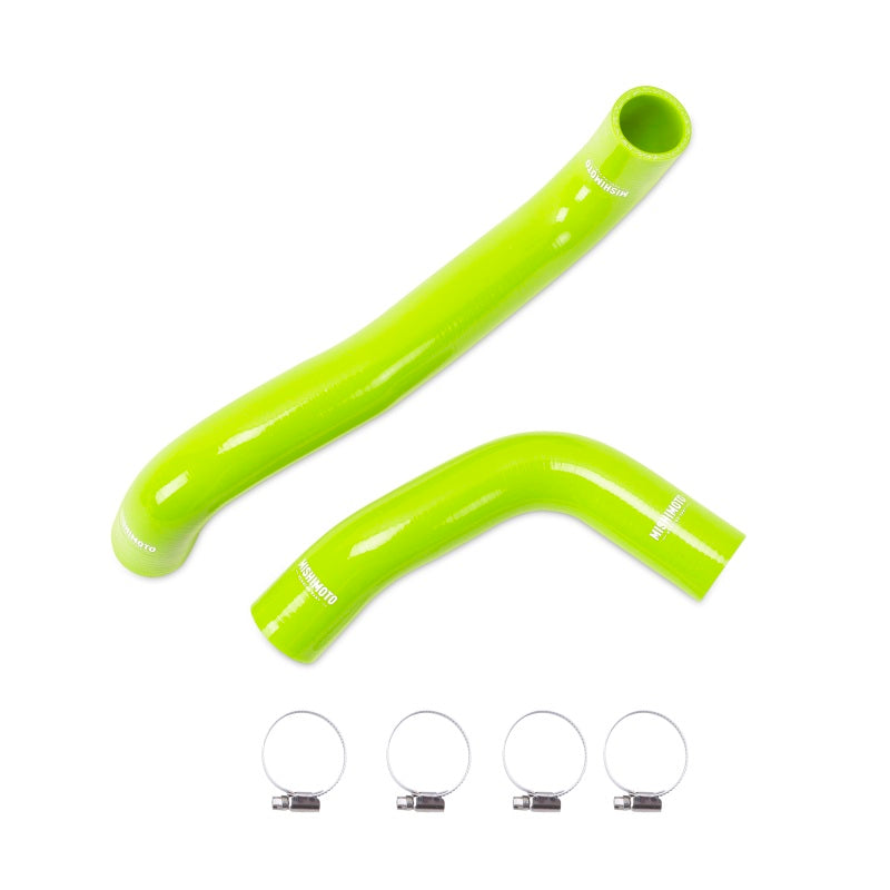 Mishimoto 08-14 Subaru WRX / 08+ STI Silicone Radiator Hose Kit - Neon Yellow - #MMHOSE-STI-08NY