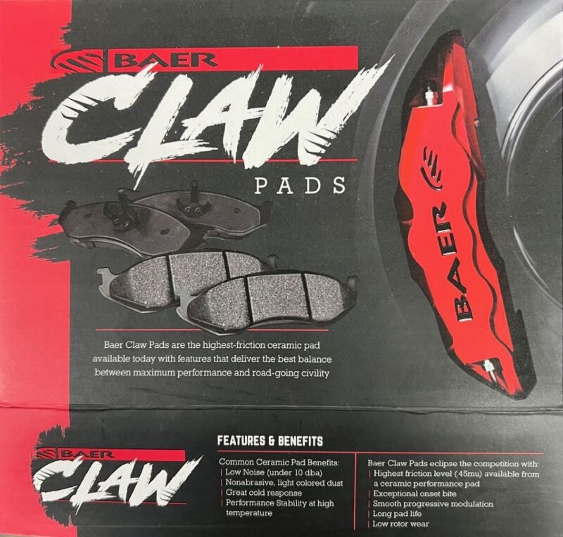 Baer Brakes 11-14 Ford Mustang Claw Brake Pads
