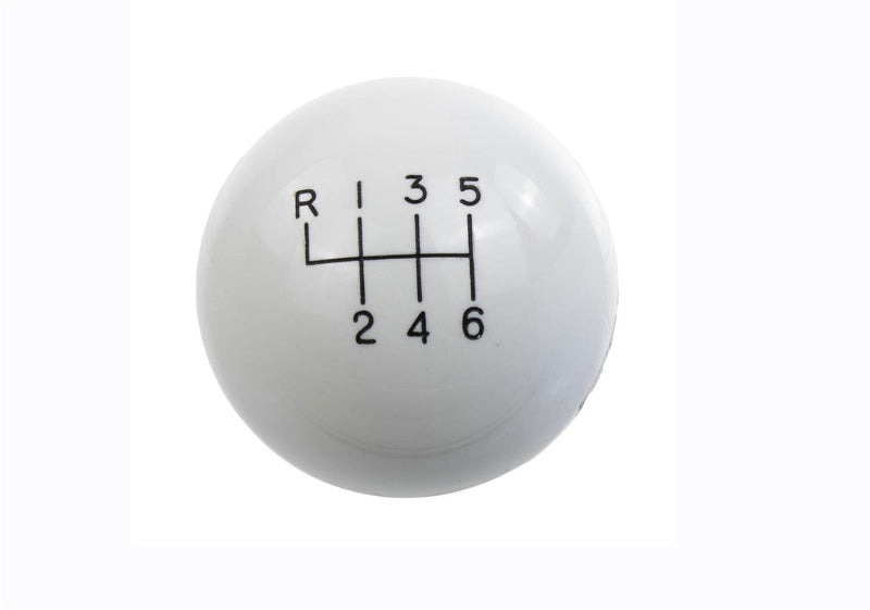 Ford Racing for 2015-2019 Mustang GT350 White 6-Speed Shift Knob
