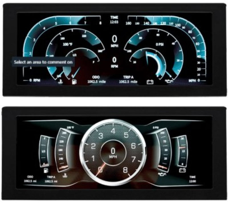AutoMeter 7000 InVision Digital Dash Color LCD with Panel Mount Universal