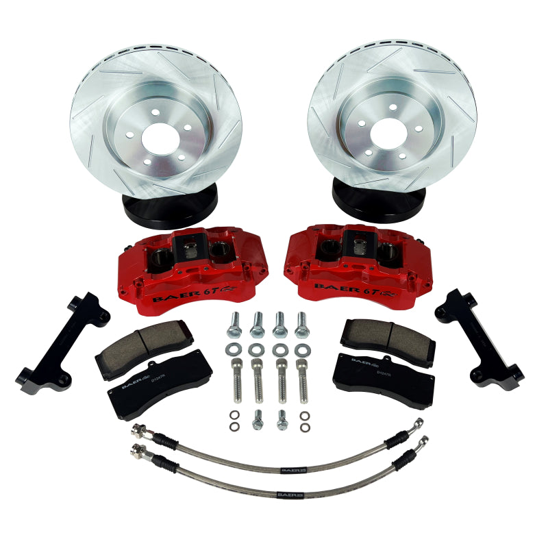 Baer Brakes 20-26 Jeep Gladiator 13.5in 6T Front SZ Brake Kit - Monster Green