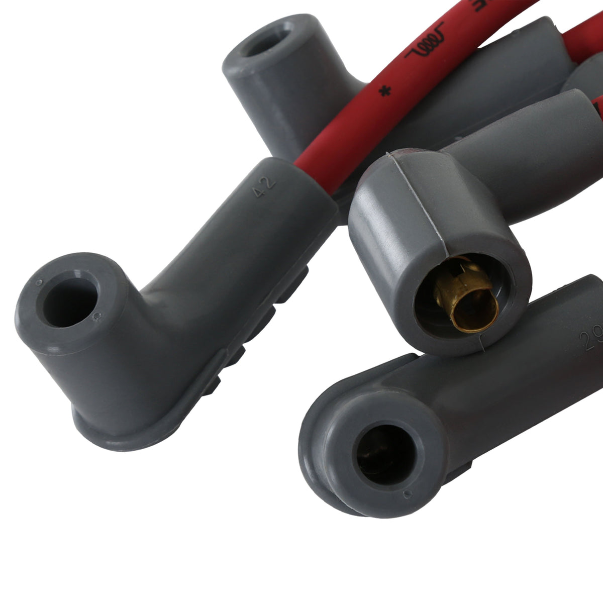 MSD 31609 Super Conductor Spark Plug Wire Set,Big Block for Chevy, Socket Dist. Cap