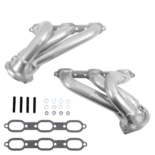 BBK Performance 40400 Shorty Tuned Length Headers 1-3/4 Silver Ceramic for 2005-2010 Chrysler 300, Dodge Charger / Challenger (3.5L V6)