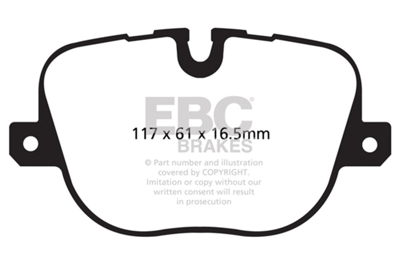 EBC 10-12 Land Rover Range Rover 5.0 Supercharged Greenstuff Rear Brake Pads DP62068