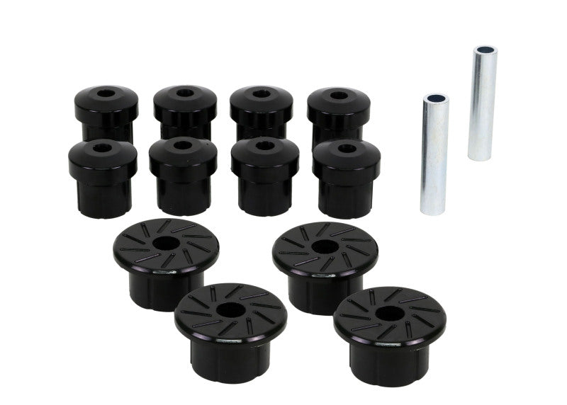 Whiteline W73822 Rear Leaf Spring & Shackle Bushings for 1973-1981 Chevrolet Camaro, 1973-1981 Oldsmobile Omega, 1973-1981 Pontiac Firebird and More