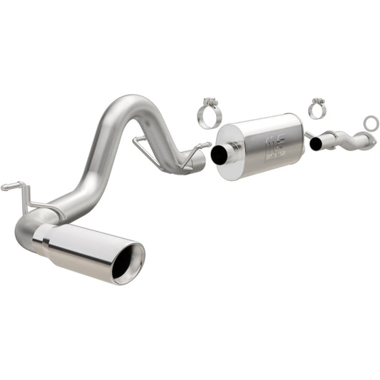 MagnaFlow 19291 Cat-Back 2016 Toyota Tacoma 3.5L V6 SS 3in Single Pass Side Exit Rear 4in Tip - #19291