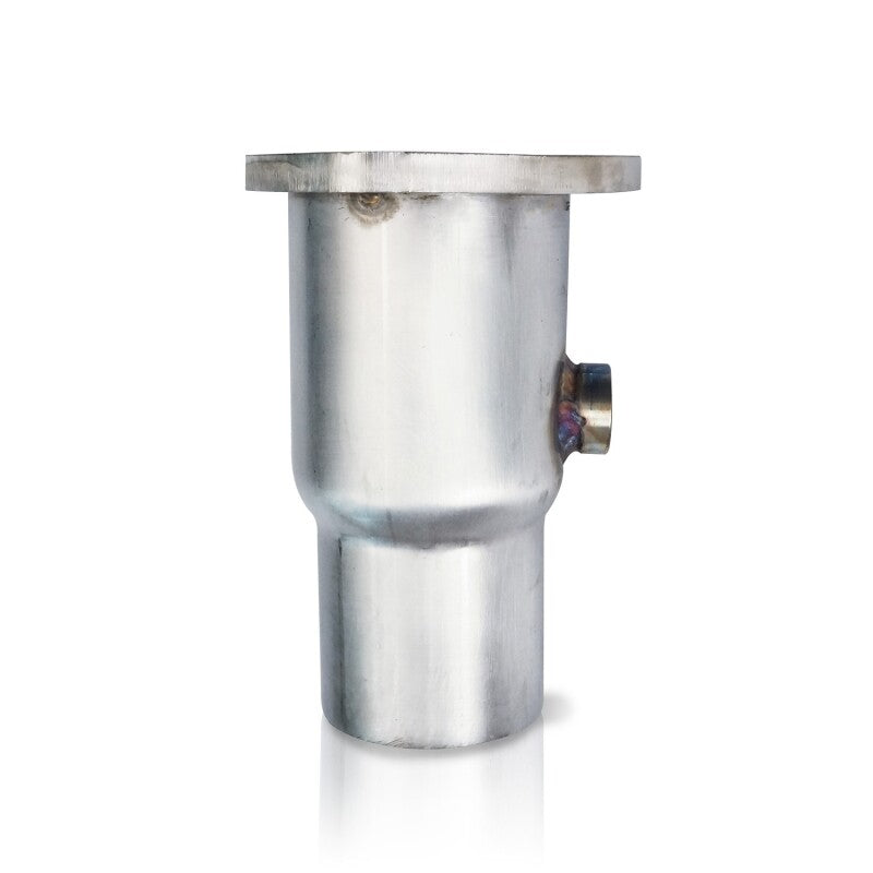 Stainless Works for Collector Adapter 3-Bolt 3in OD Tubing 2-1/2in OD Outlet + O2 Bung