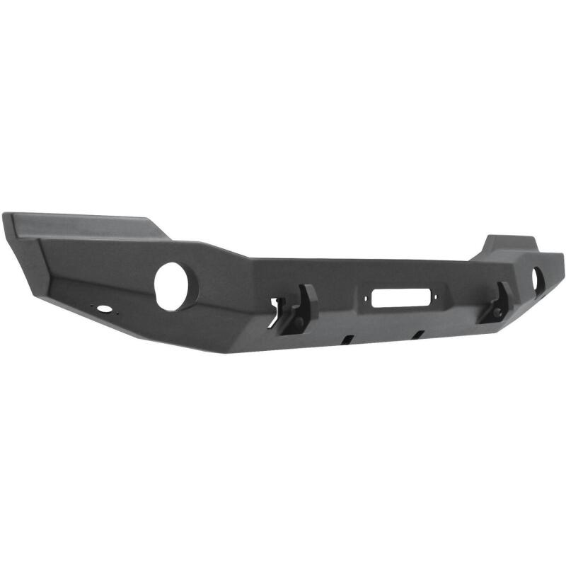 Westin 59-80035 WJ2 Full Width Front Bumper for 2007-2018 Jeep Wrangler JK Textured Black