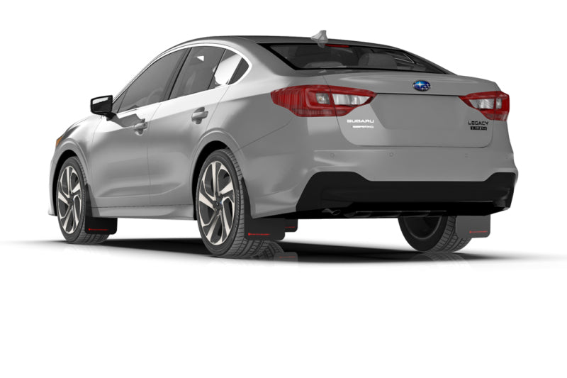 Rally Armor UR Mud Flaps - 2020-2025 Subaru Legacy - Black/Grey Logo - #MF64-UR-BLK/GRY