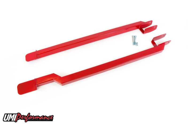 UMI Performance 2000-B Boxed Style Weld-In Subframe Connectors Black