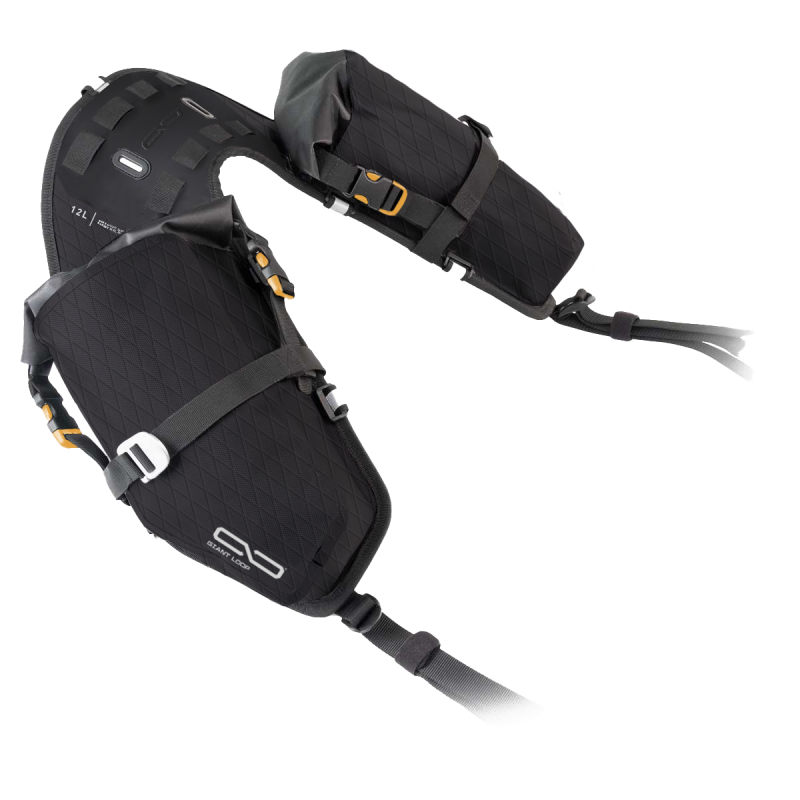 Giant Loop MSB25-RT-B MoJavi Saddlebag 12L Black Motorcycle