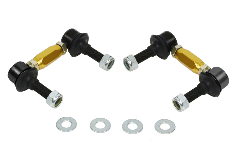 Whiteline KLC180-090 Universal Sway Bar Link Assembly Heavy Duty Adjustable Ball/Ball Style for 2005-2015 Nissan Frontier, 2005-2015 Nissan Xterra, 2005-2012 Nissan Pathfinder and More