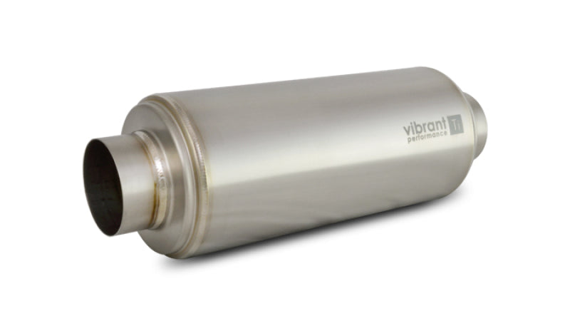 Vibrant Titanium Resonator 3.5in Inlet/3.5in Outlet x 16in Long