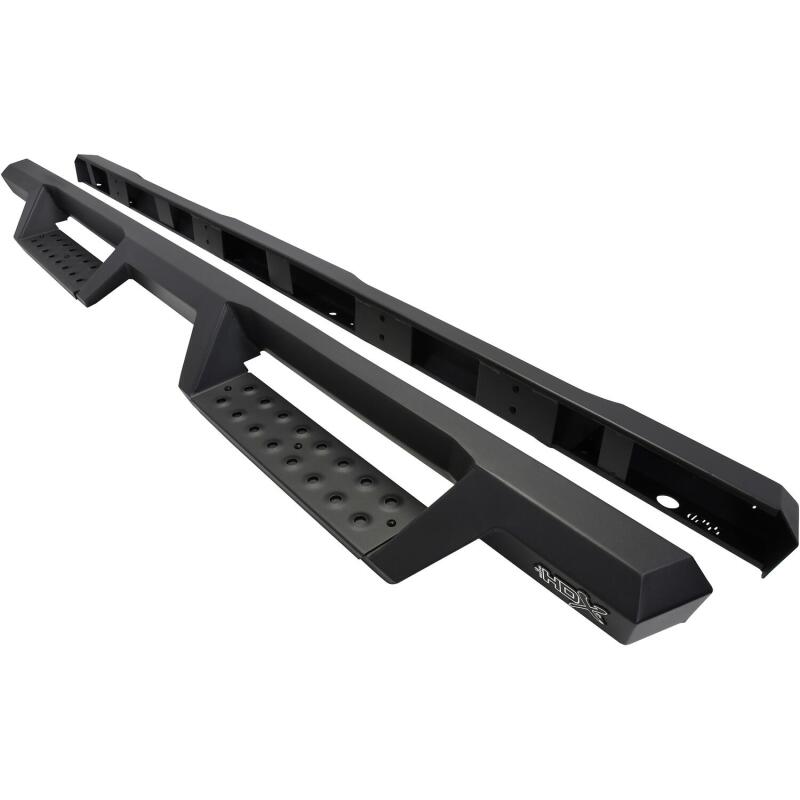 Westin 56-11335 HDX Drop Nerf Step Bars for 1999-2016 Ford F-250/350/450/550 Crew Cab Textured Black